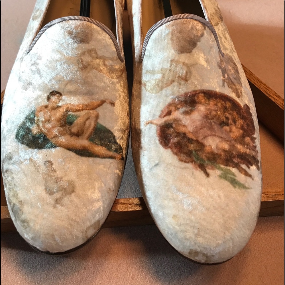 Men’s slip on shoes.